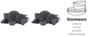 Mikasa Italian Countryside Graphite 16-Piece Dinnerware Set, Service for 4, Created for Macy's